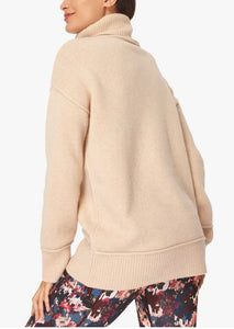 Beige knit jumper - SWEATY BETTY - M