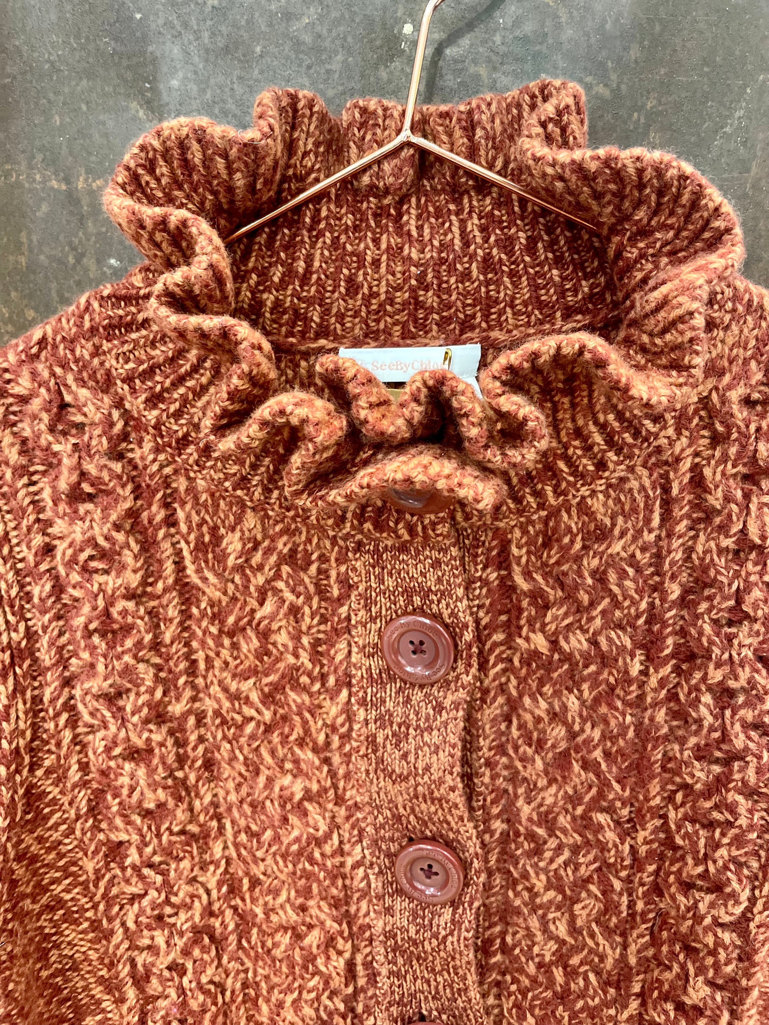 Peach knit cardigan - SEE BY CHLOE - XS