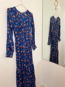 Blue print long dress - SCOTCH & SODA - XS