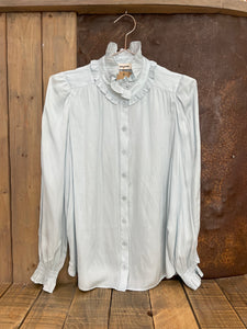 Blue satin shirt - ZADIG & VOLTAIRE - M