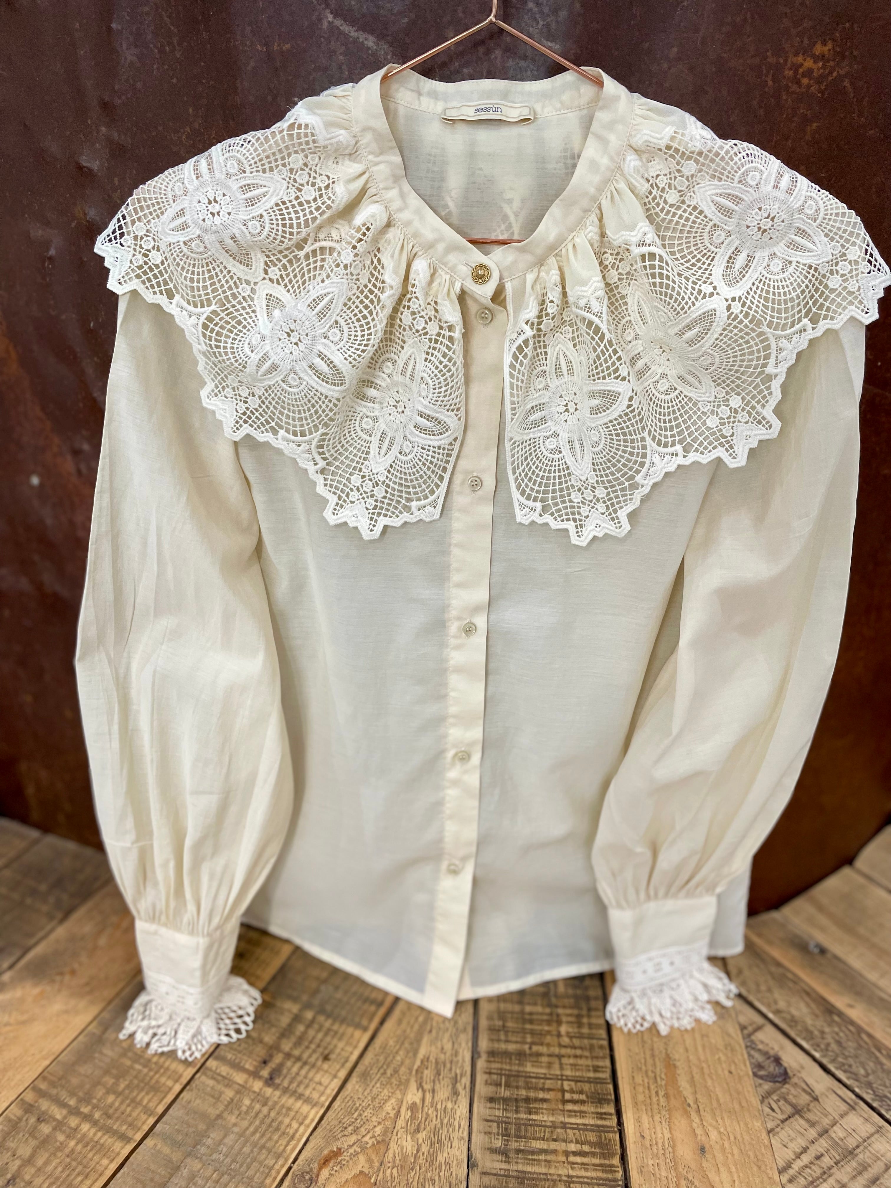 Ivory shirt - SESSUN - S