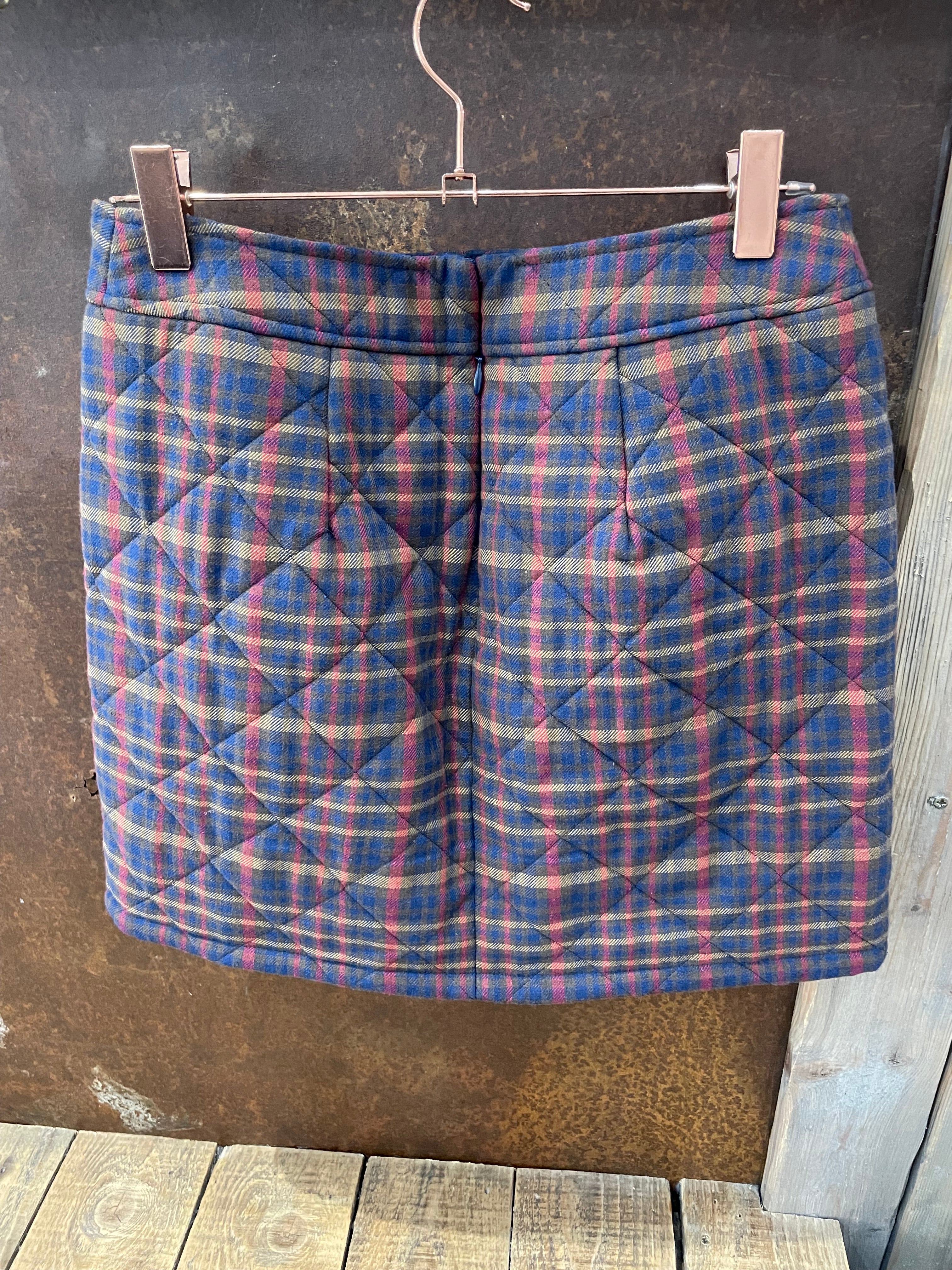 Plaid quilted mini skirt - SEZANE - XS