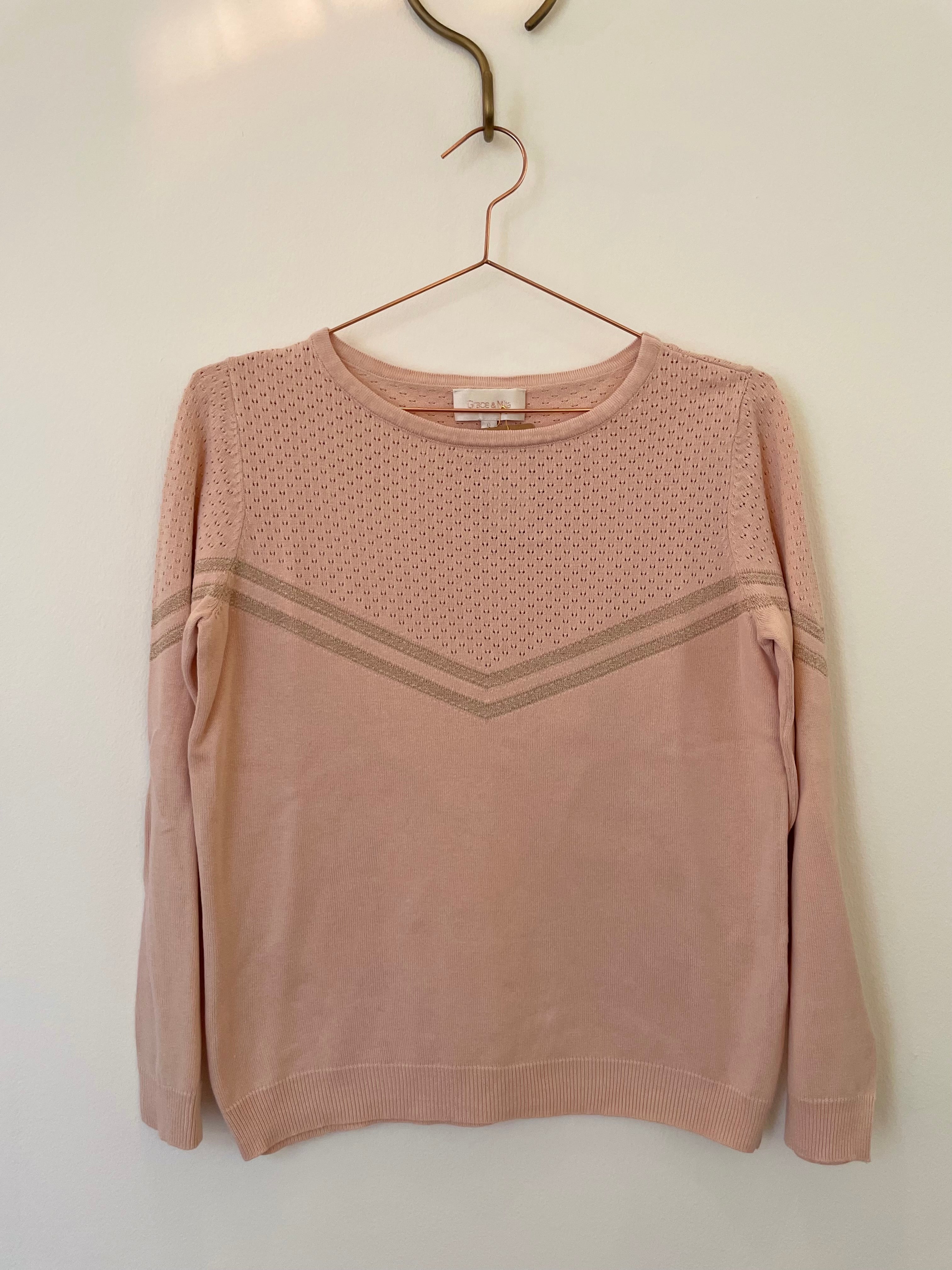 Pink knit jumper - GRACE & MILA - S