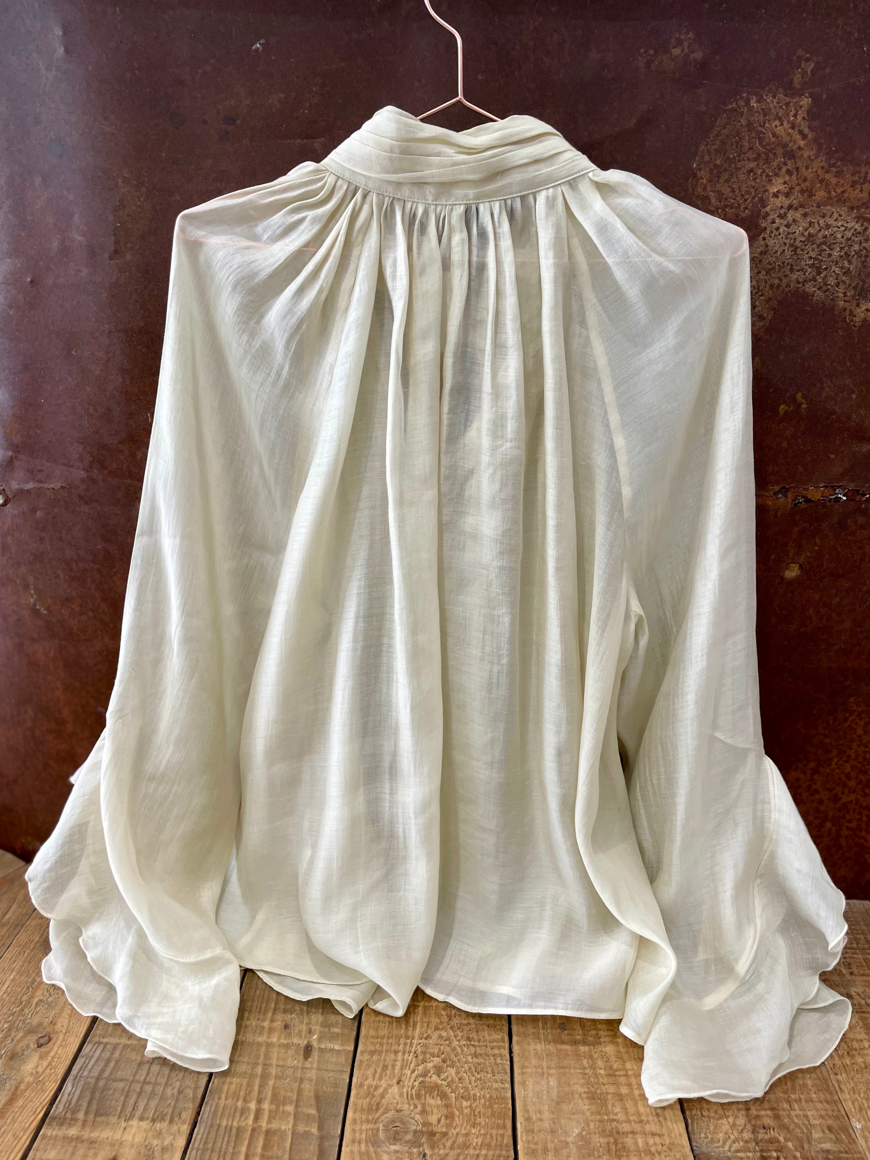 Pale gold blouse - H&M EDITION - S