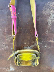 Yellow crossbody bag - CLARIS VIROT