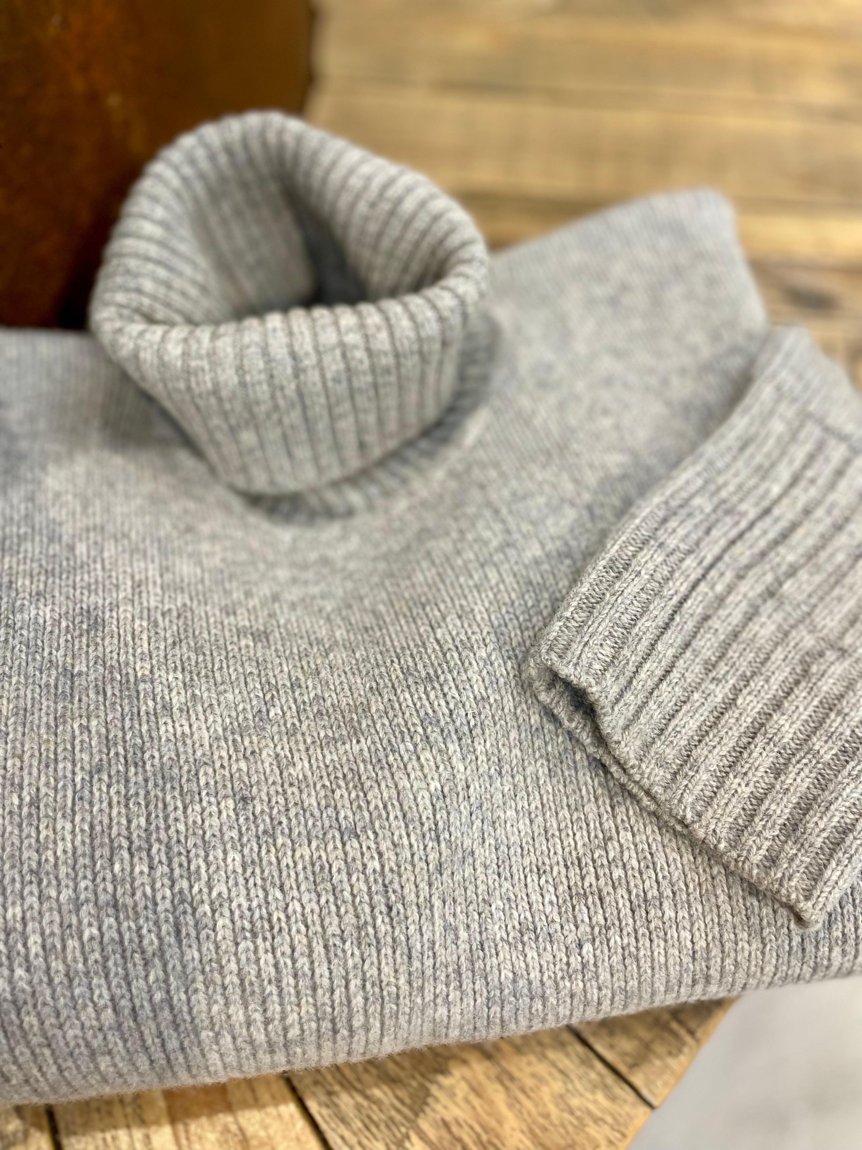 Grey wool jumper - ZARA - M