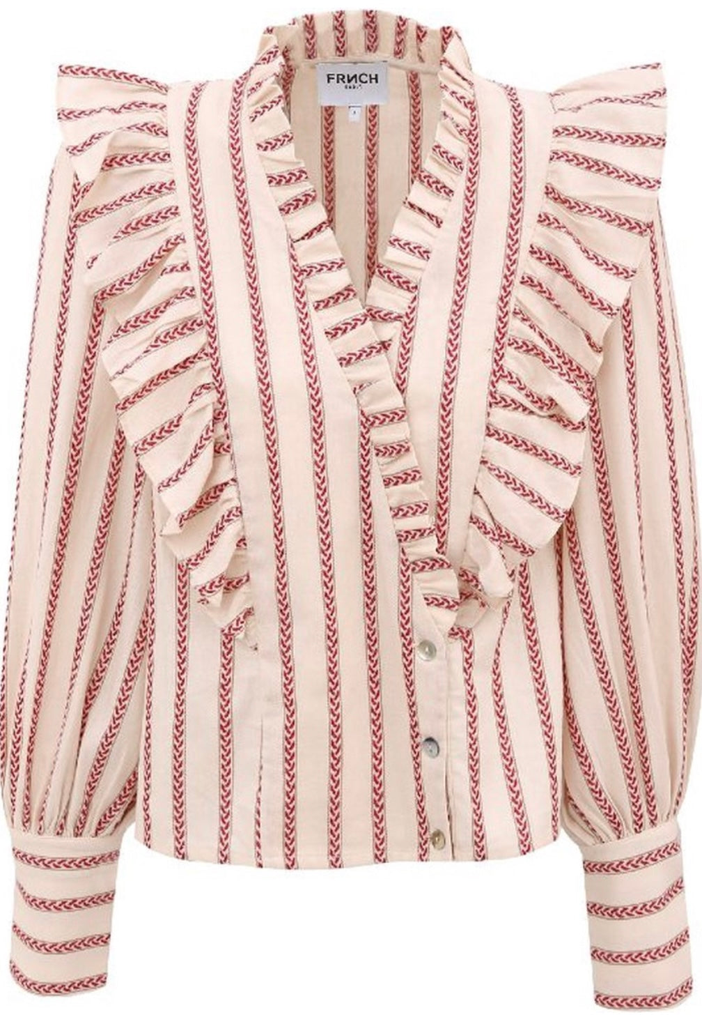Red stripes shirt - FRNCH PARIS - S
