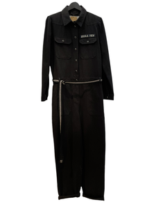 Black long jumpsuit - BERENICE - M