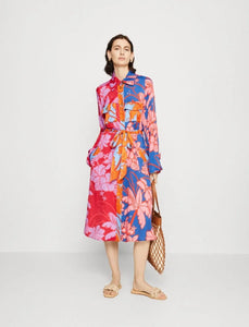 Print shirt dress - FARMRIO - S