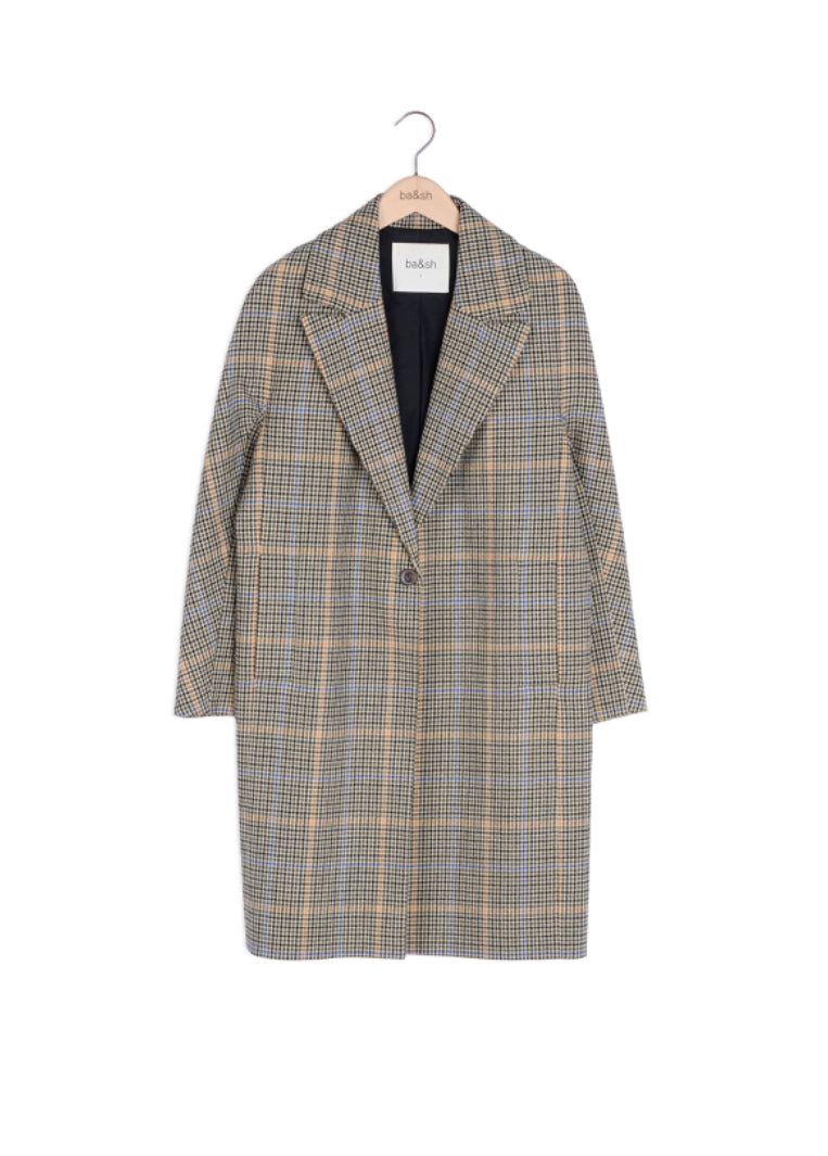 Plaid coat - BA&SH - SIZE 2