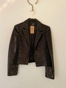 Black sequins jacket - ME + EM - S