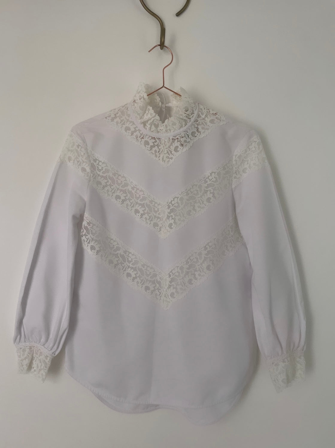 White lace blouse - SANDRO - S