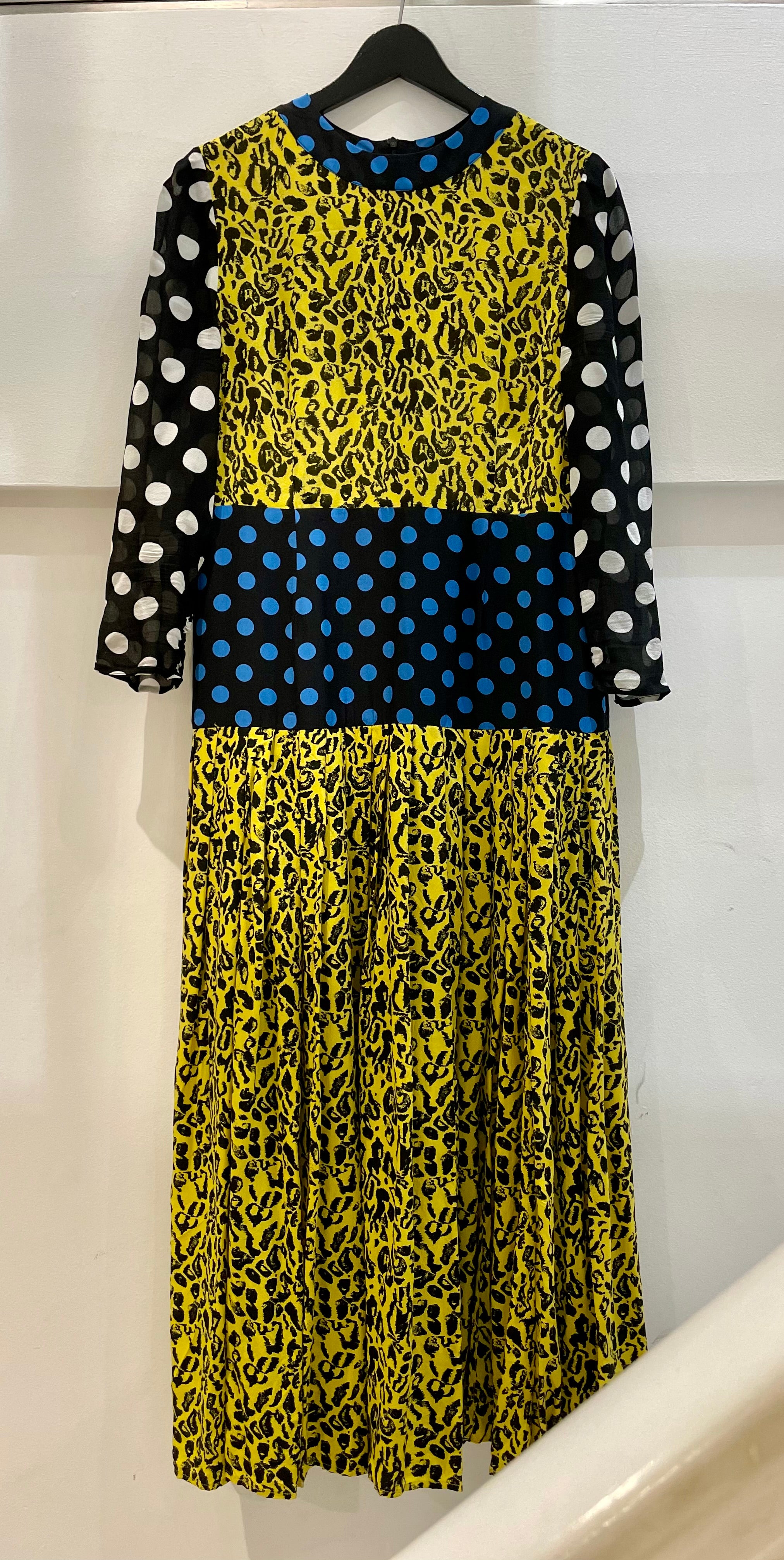 Dots/print dress - RIXO - L
