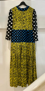 Dots/print dress - RIXO - L