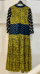 Dots/print dress - RIXO - L