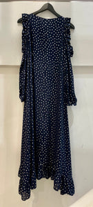 Navy silver dots dress - ESSENTIEL ANTWERP - S