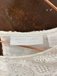 White lace top - WHITE LABEL - UK12