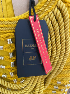 Yellow top - BALMAIN x H&M - 36EU/UK8