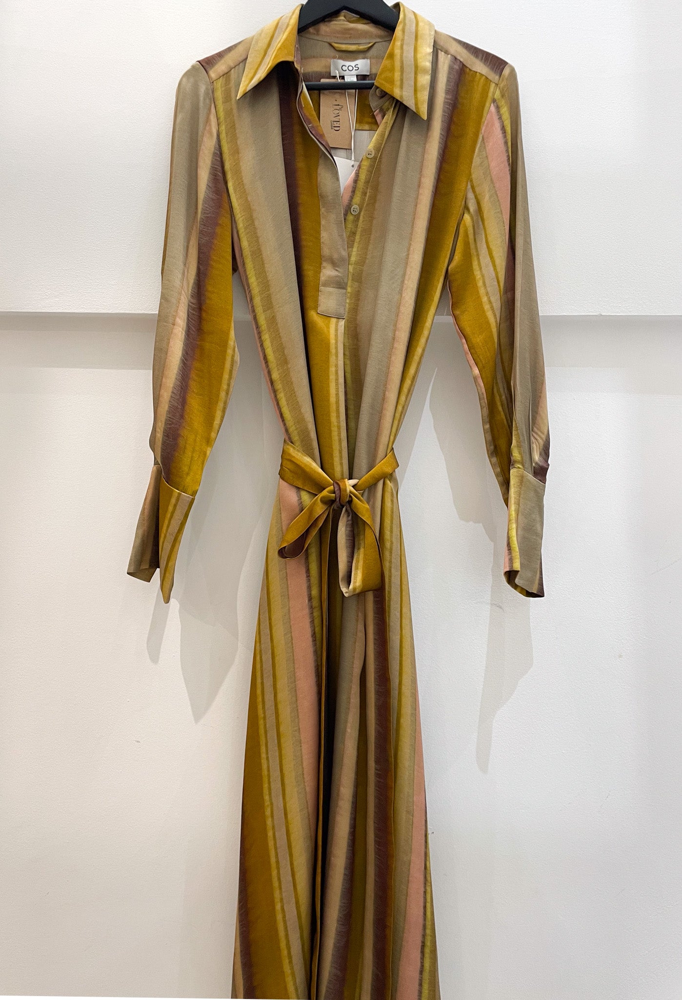 Print satin dress - COS - S