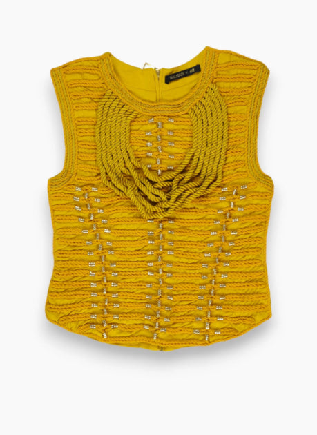 Yellow top - BALMAIN x H&M - 36EU/UK8