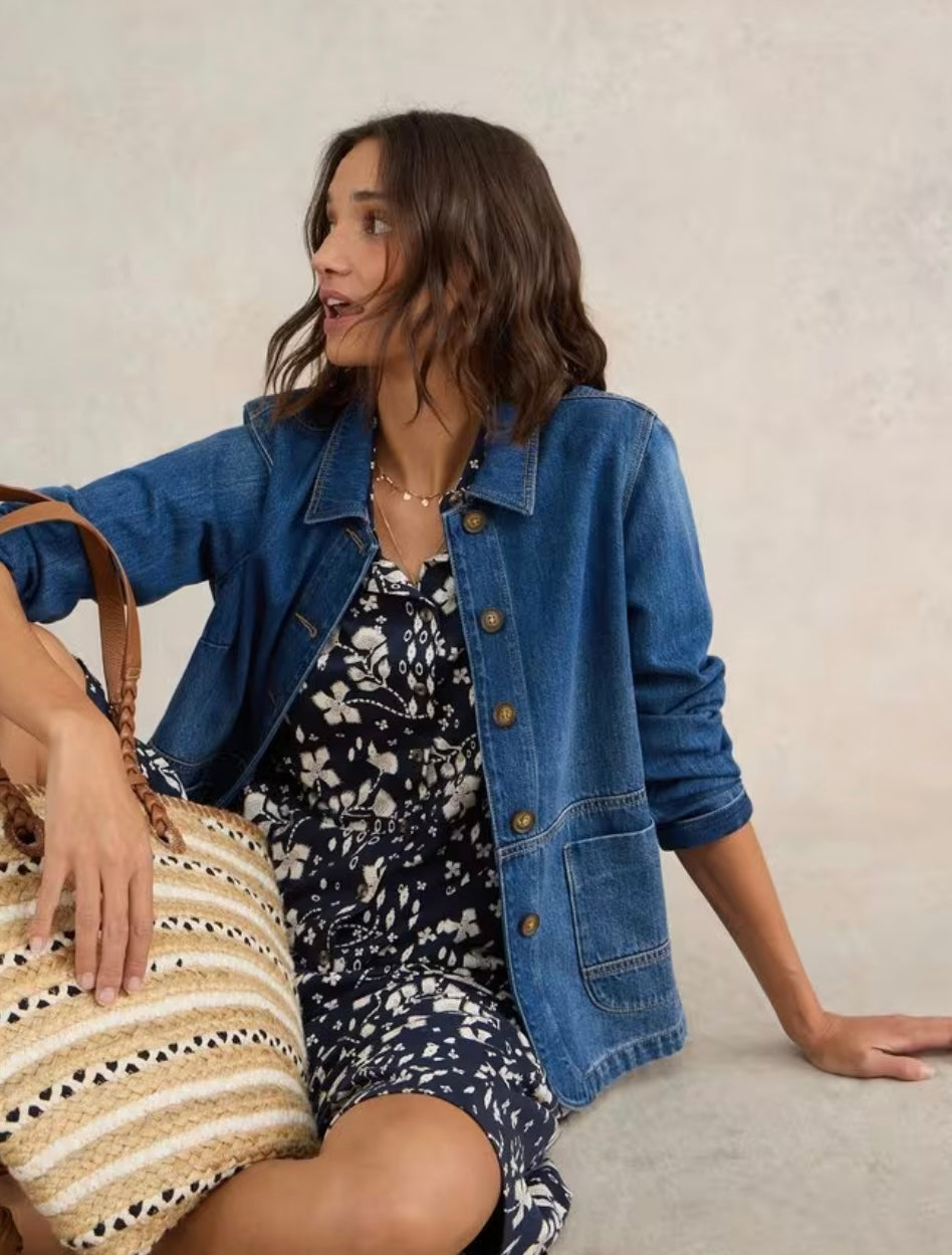 Denim jacket - WHITE STUFF - UK14