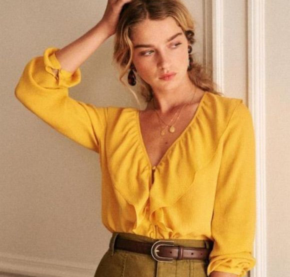 Yellow shirt - SEZANE - 36EU/UK8