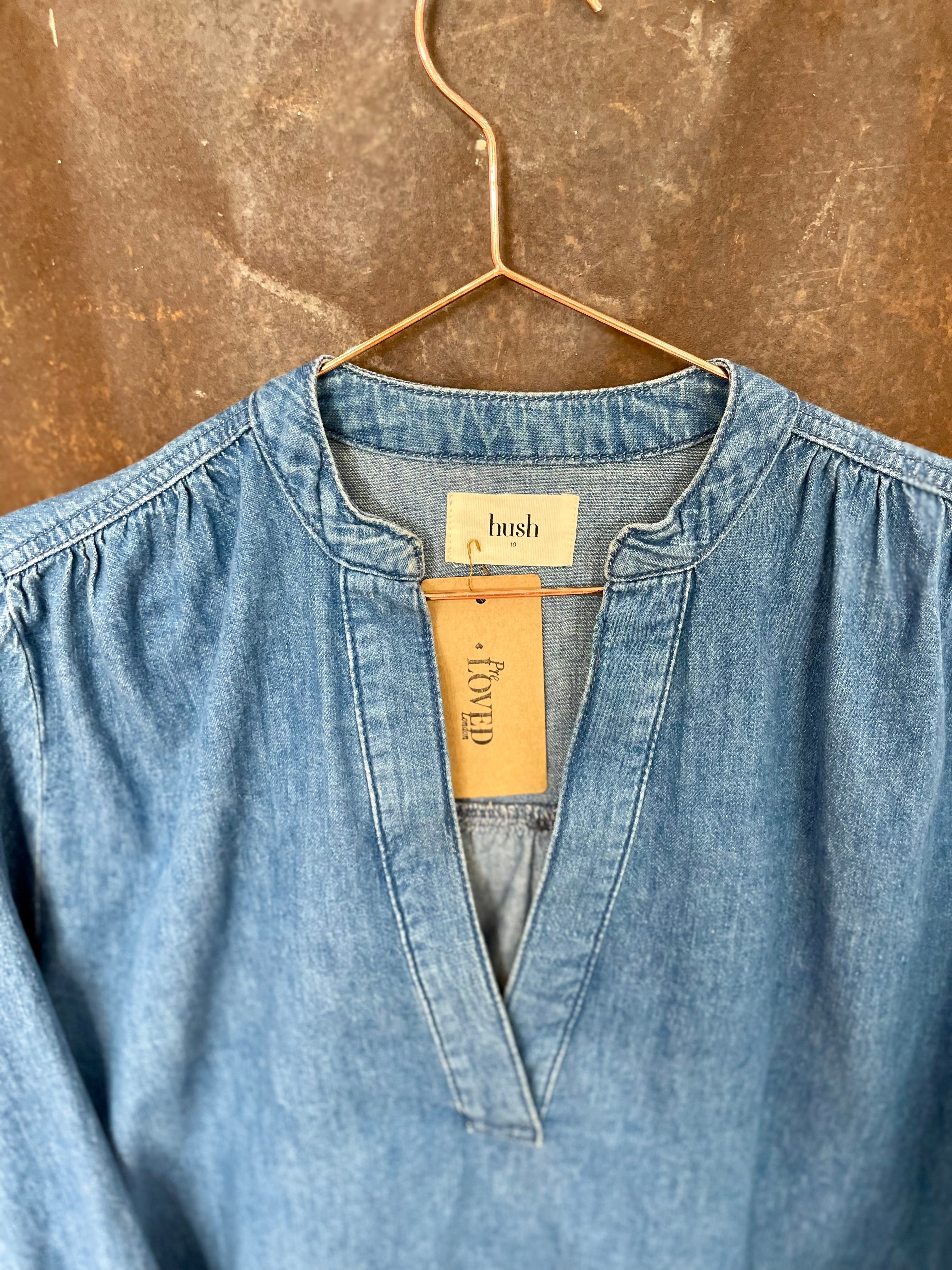 Denim top - HUSH - UK10