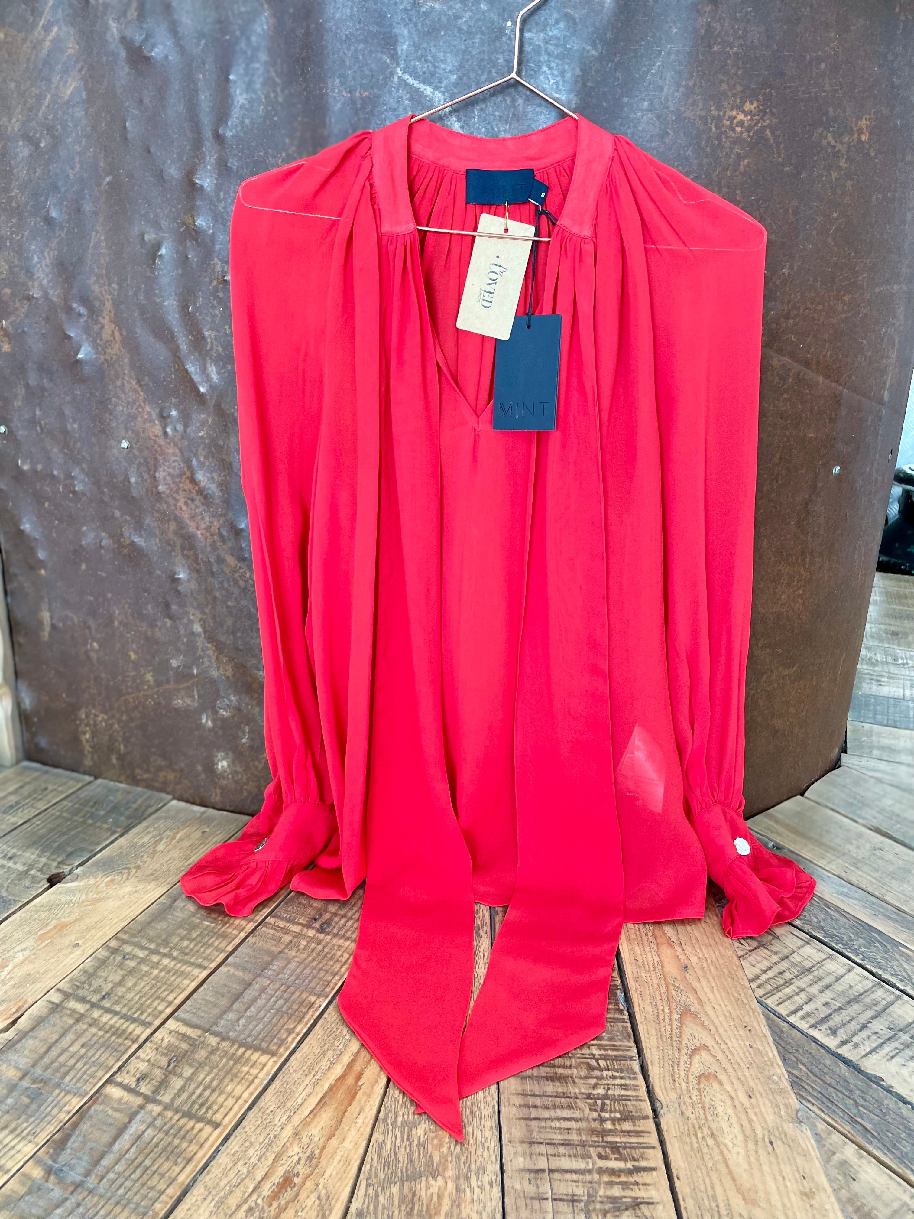 Red blouse - MINT VELVET - S