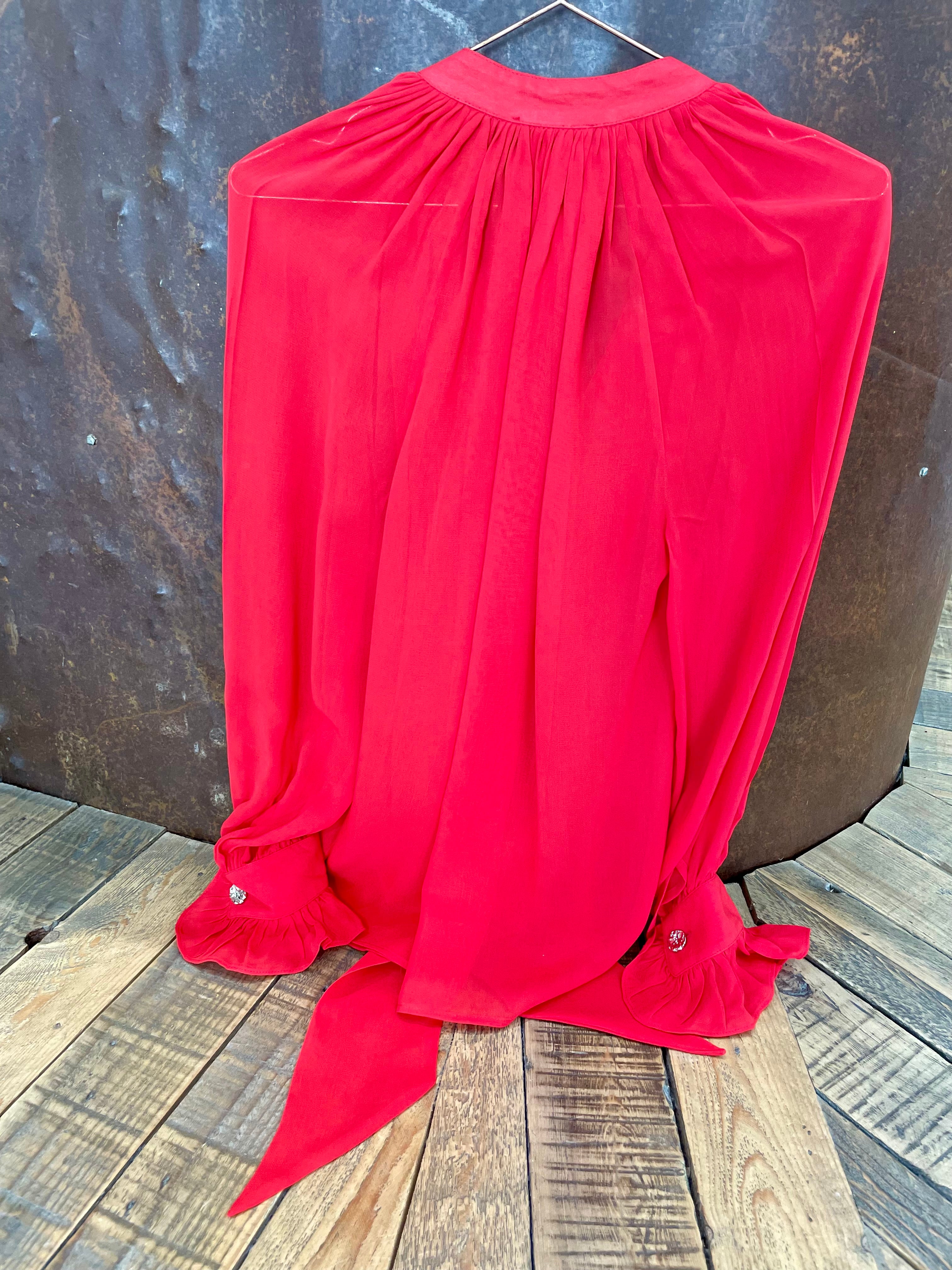 Red blouse - MINT VELVET - S
