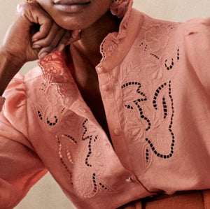 Peach shirt - SEZANE - 36EU/UK8