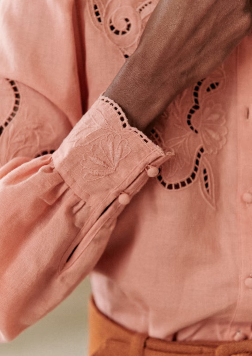 Peach shirt - SEZANE - 36EU/UK8