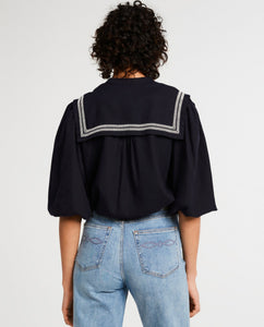 Navy sailor shirt - CLAUDIE PIERLOT - S