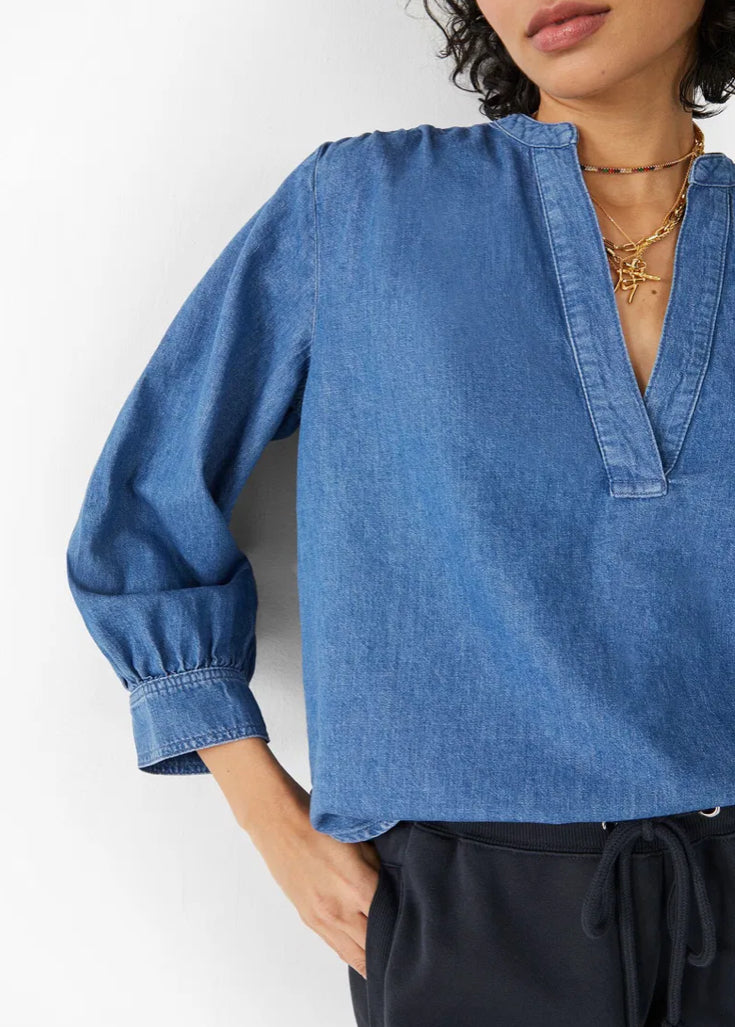 Denim top - HUSH - UK10