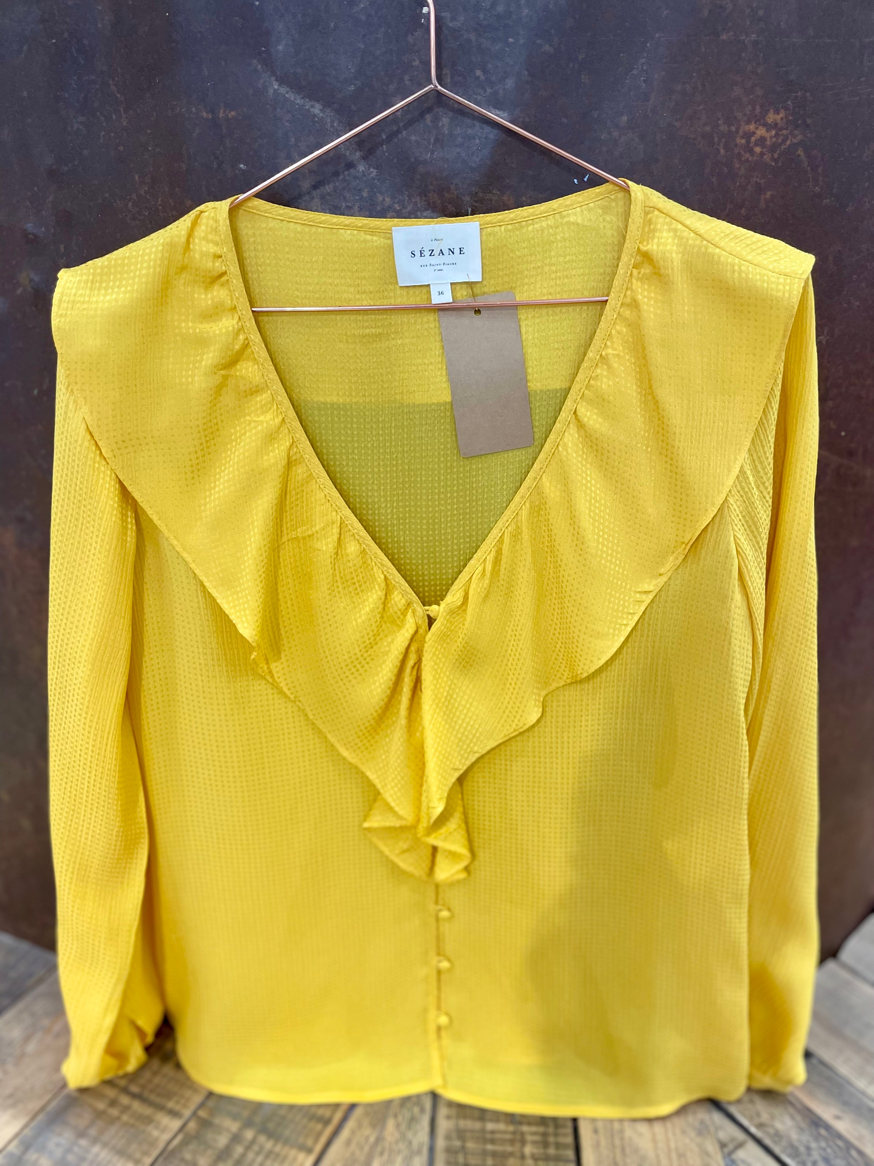 Yellow shirt - SEZANE - 36EU/UK8