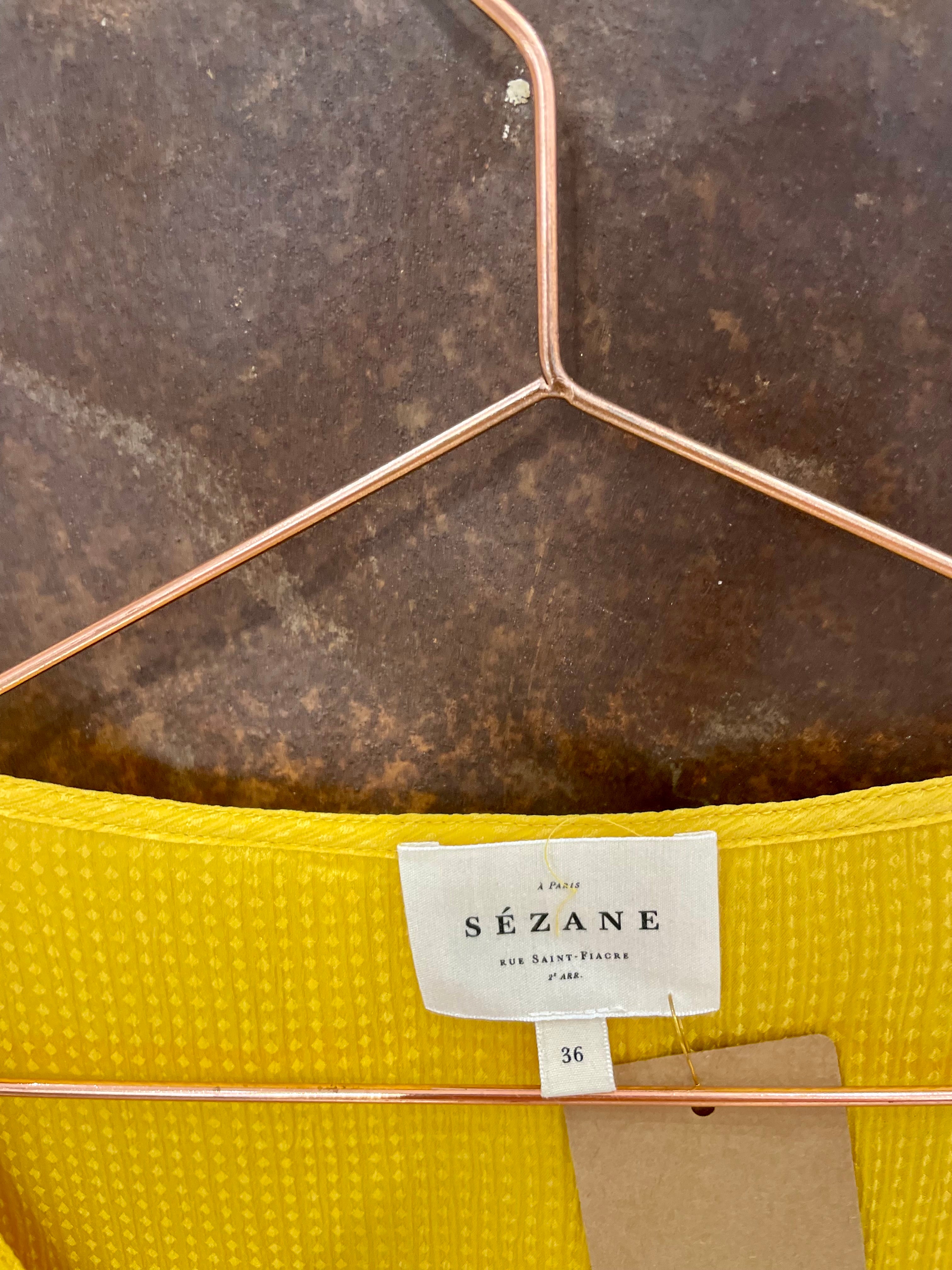 Yellow shirt - SEZANE - 36EU/UK8