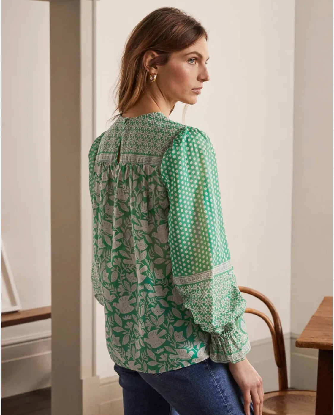 Print blouse - BODEN - UK8