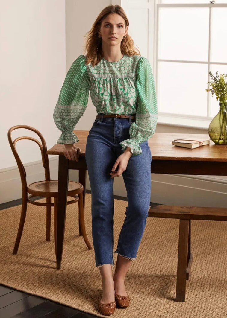 Print blouse - BODEN - UK8