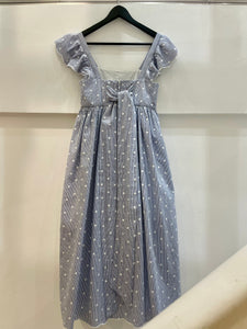 Stipes & embroidery dress - ANN MASHBURN - S