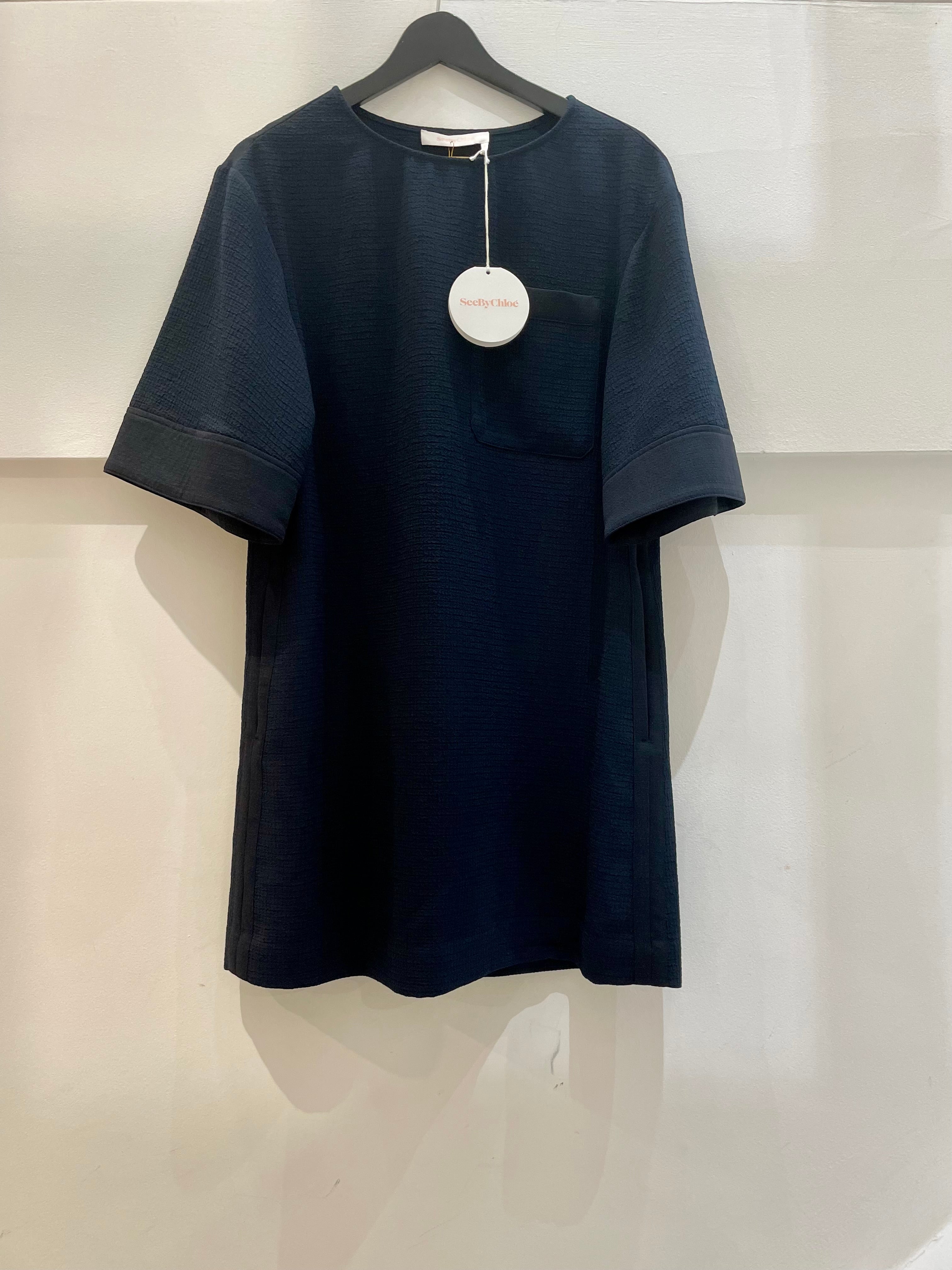 Navy mini dress - SEE BY CHLOE - XS