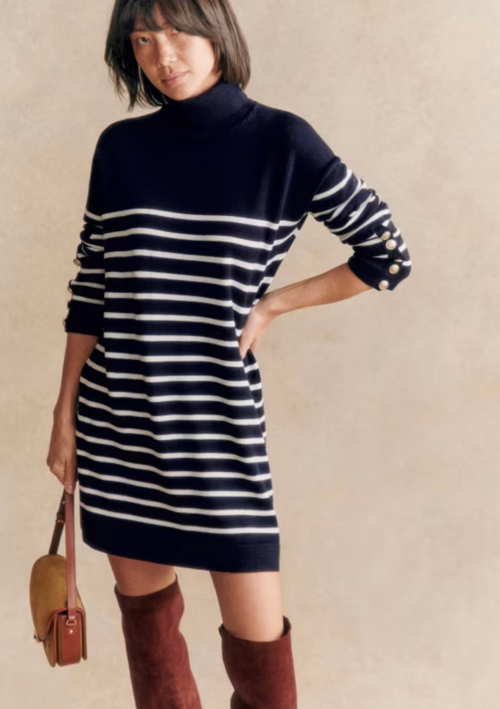 Striped knit dress - SEZANE - XS