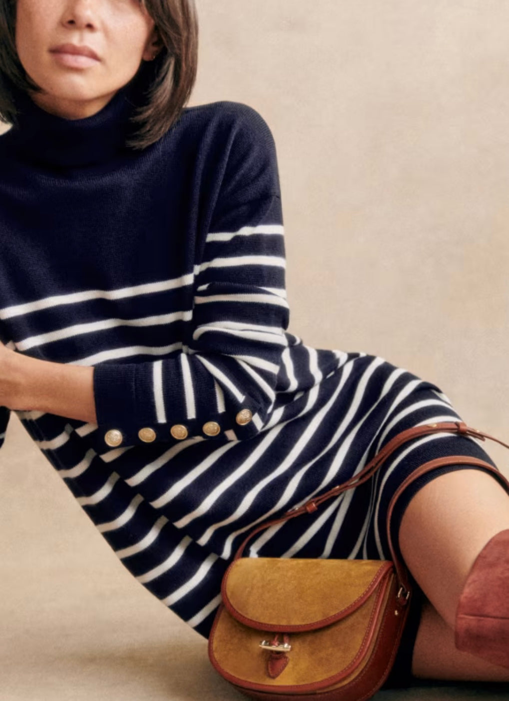 Striped knit dress - SEZANE - XS
