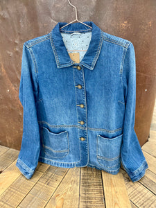 Denim jacket - WHITE STUFF - UK14
