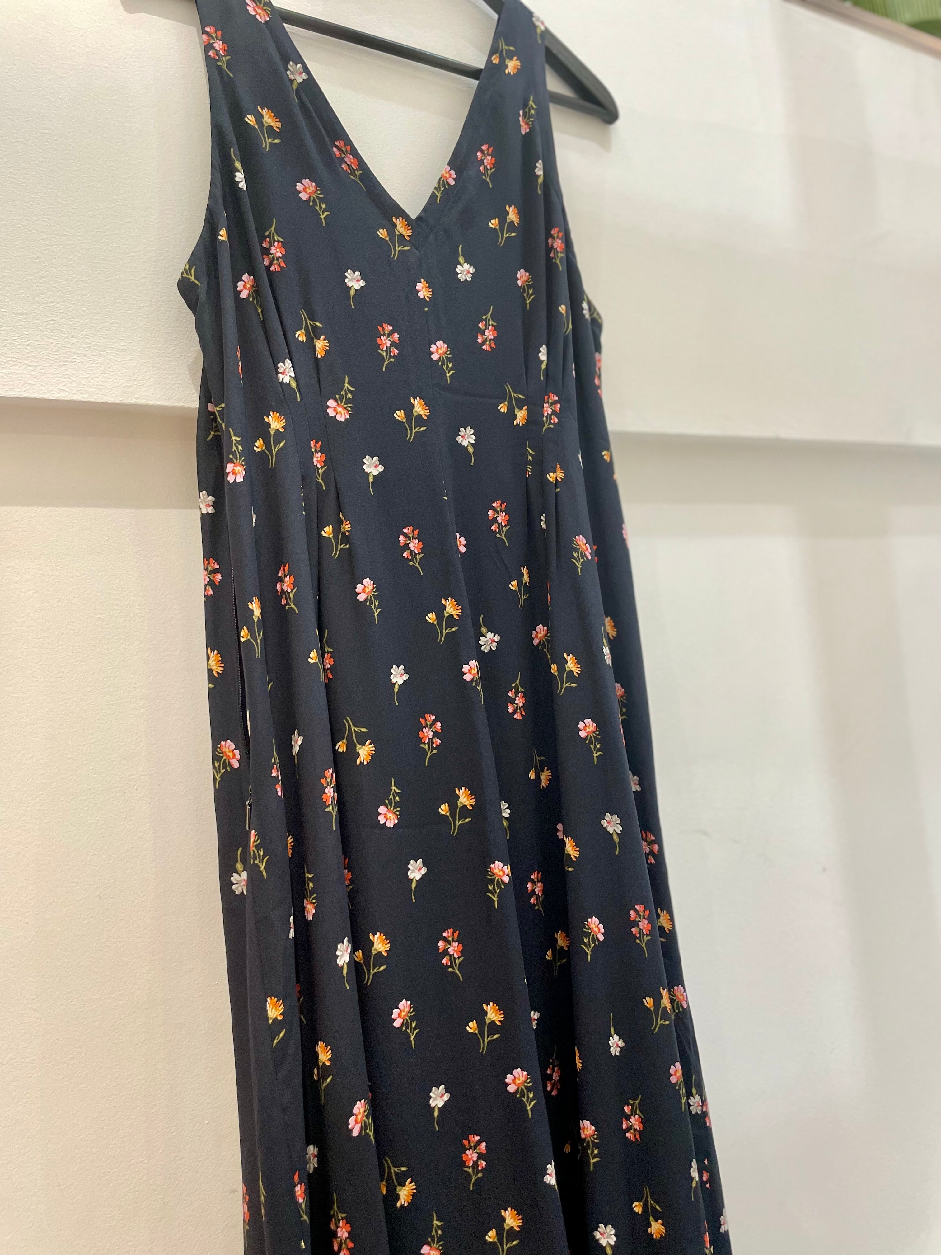Black print dress - REBECCA TAYLOR - UK12