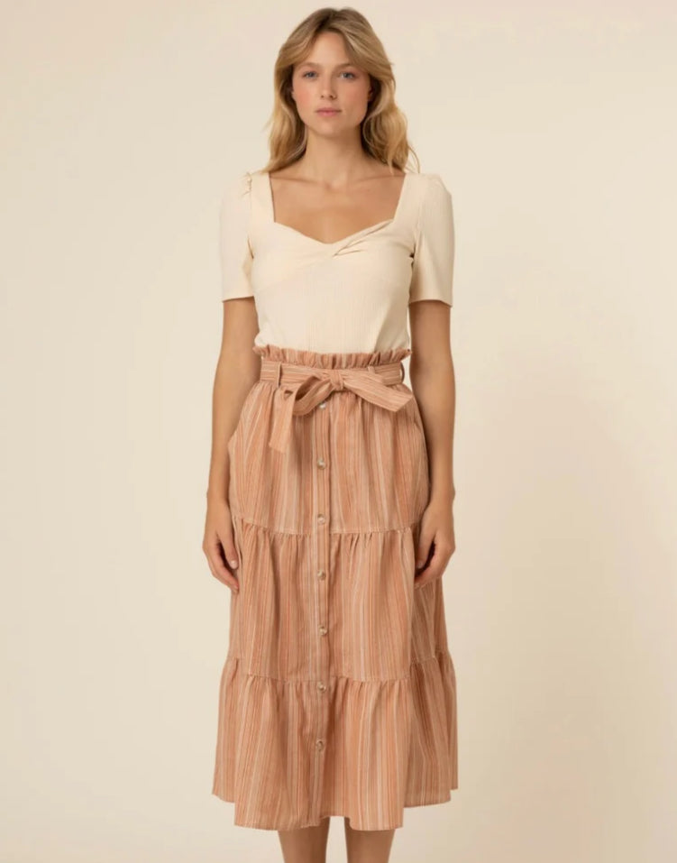Stripes skirt - FRNCH - M