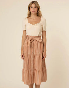 Stripes skirt - FRNCH - M