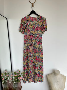 Print long dress - WAREHOUSE - UK8