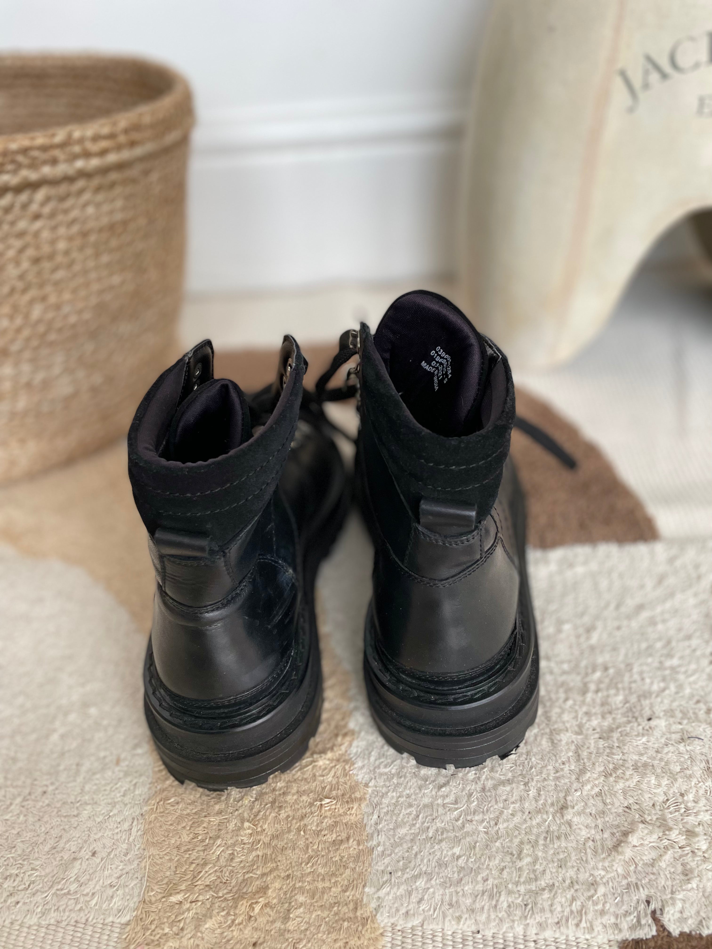 Black leather boots - ASOS - 38EU/UK5