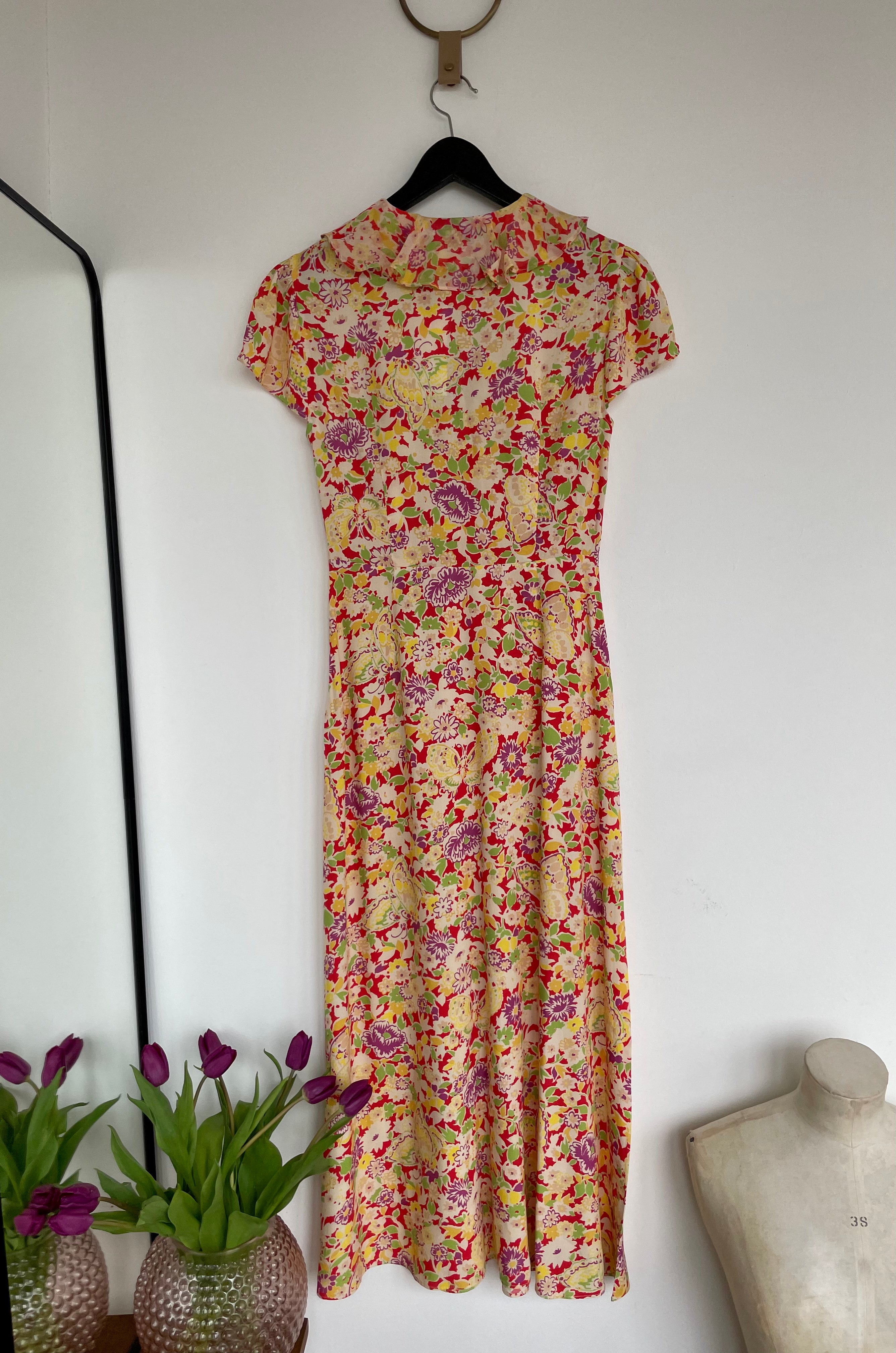 Flowered print long dress - RIXO - XXS